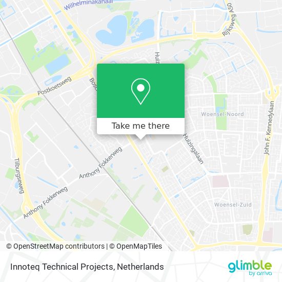 Innoteq Technical Projects map