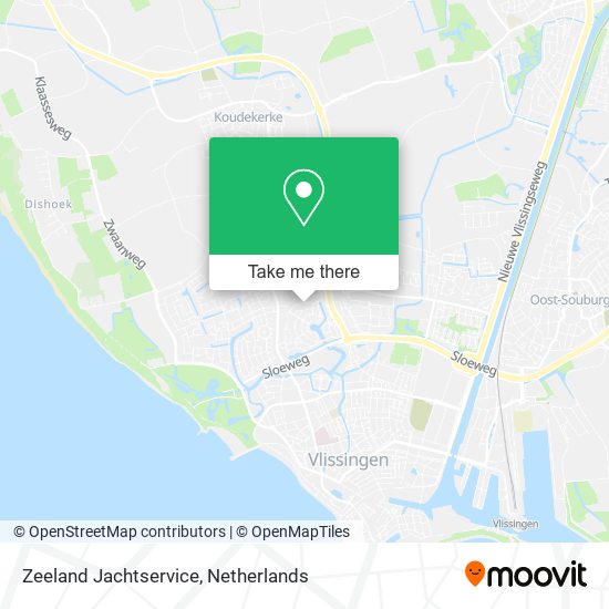 Zeeland Jachtservice Karte