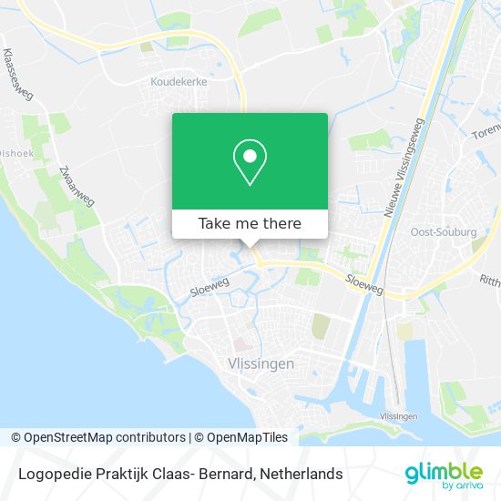 Logopedie Praktijk Claas- Bernard map