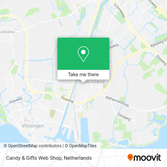 Candy & Gifts Web Shop map