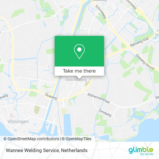 Wannee Welding Service map