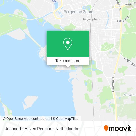 Jeannette Hazen Pedicure map