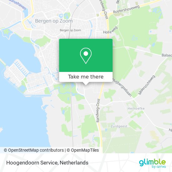 Hoogendoorn Service map