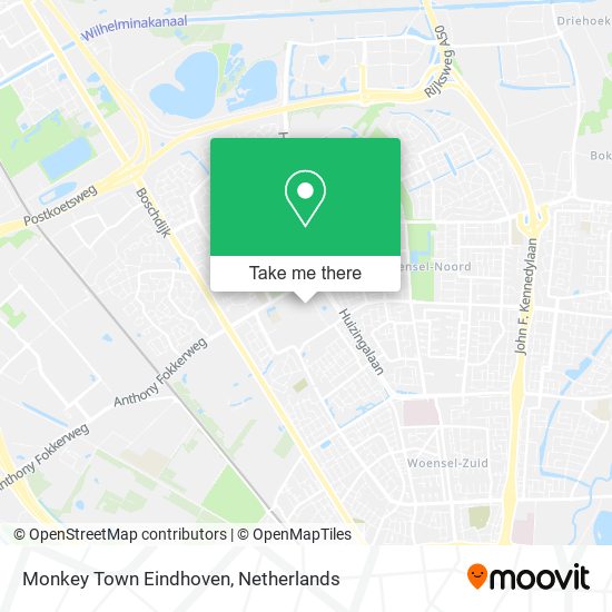 Monkey Town Eindhoven Karte