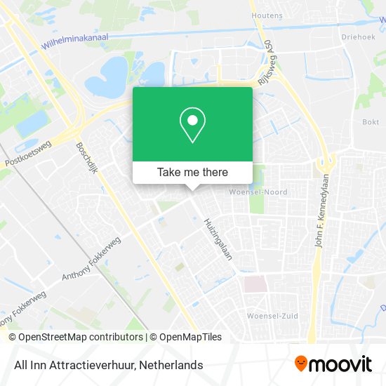 All Inn Attractieverhuur map