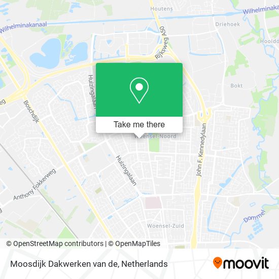 Moosdijk Dakwerken van de Karte