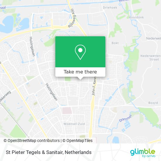 St Pieter Tegels & Sanitair map