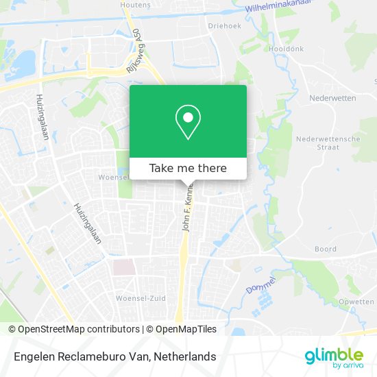 Engelen Reclameburo Van map