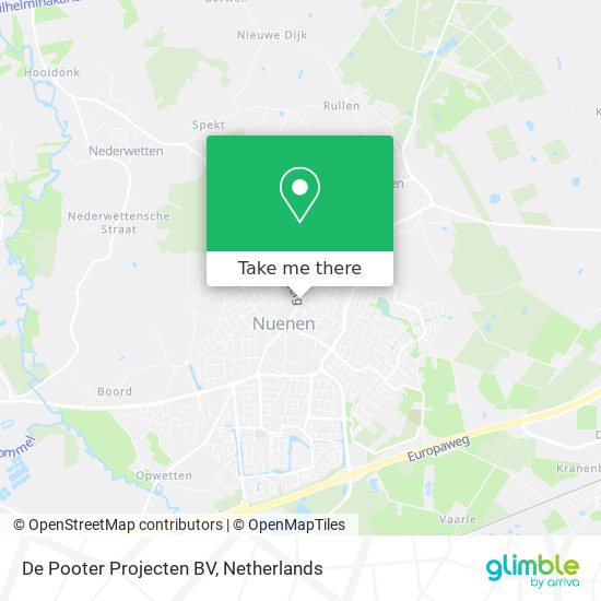 De Pooter Projecten BV Karte