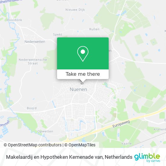 Makelaardij en Hypotheken Kemenade van map