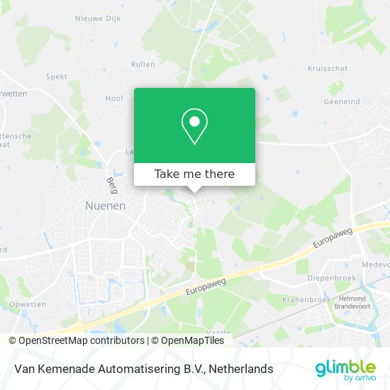 Van Kemenade Automatisering B.V. Karte