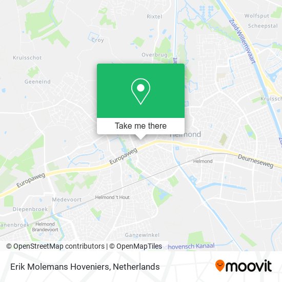 Erik Molemans Hoveniers map