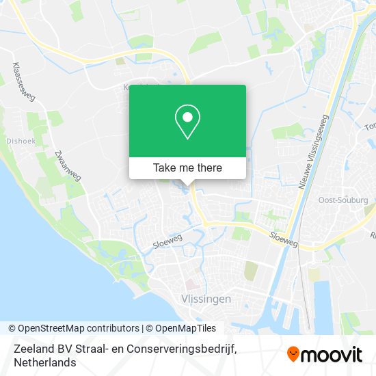 Zeeland BV Straal- en Conserveringsbedrijf Karte