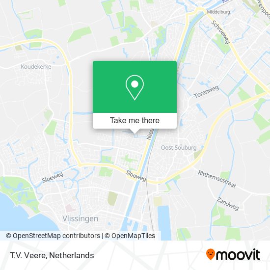 T.V. Veere map