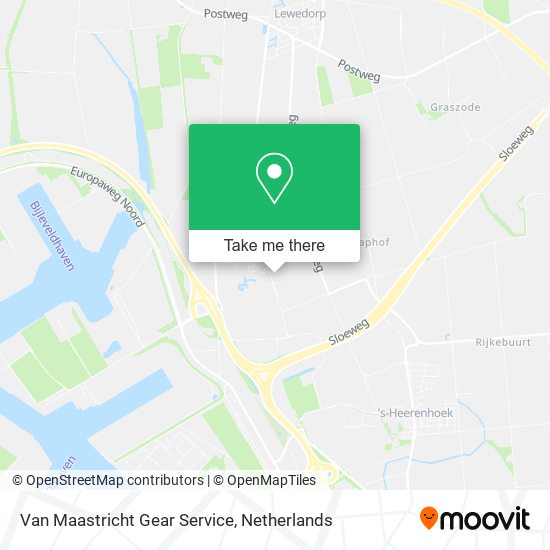 Van Maastricht Gear Service Karte