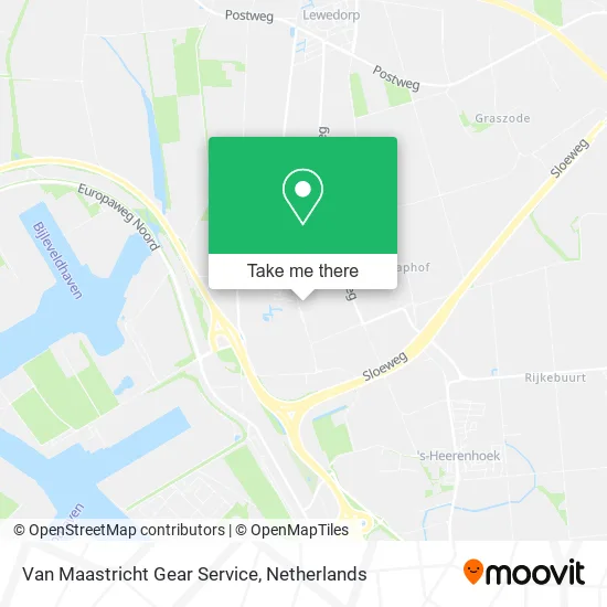 Van Maastricht Gear Service map