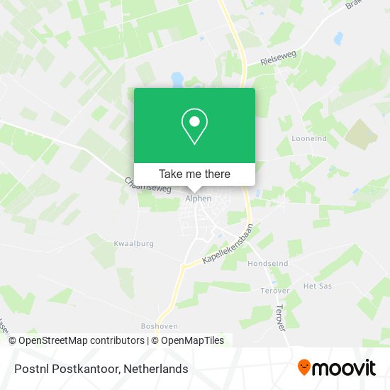 Postnl Postkantoor map