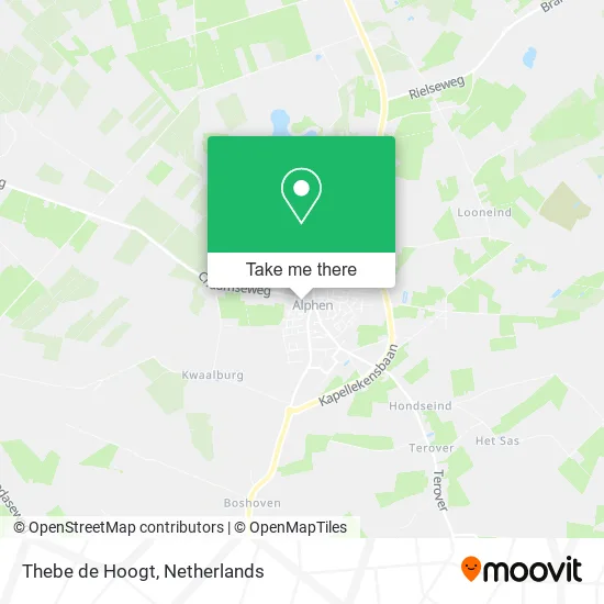 Thebe de Hoogt map