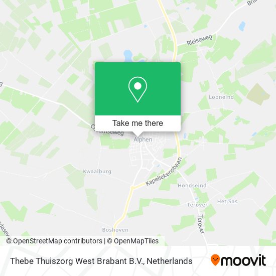 Thebe Thuiszorg West Brabant B.V. Karte