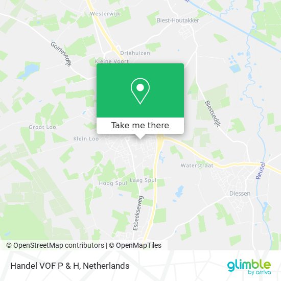 Handel VOF P & H map