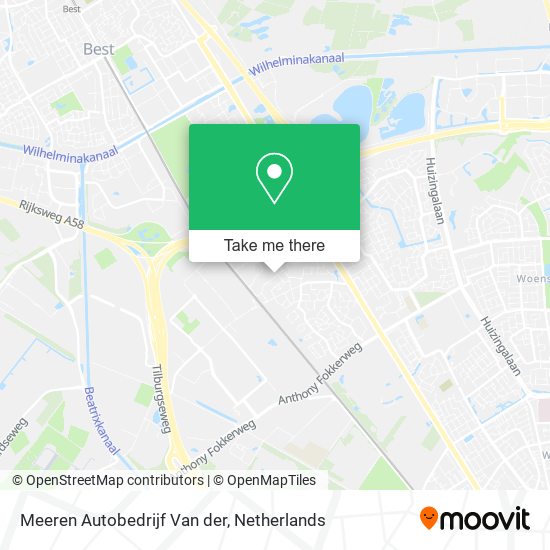 Meeren Autobedrijf Van der map