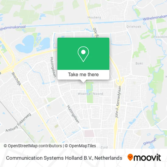 Communication Systems Holland B.V. map