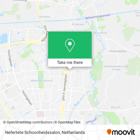 Nefertete Schoonheidssalon map