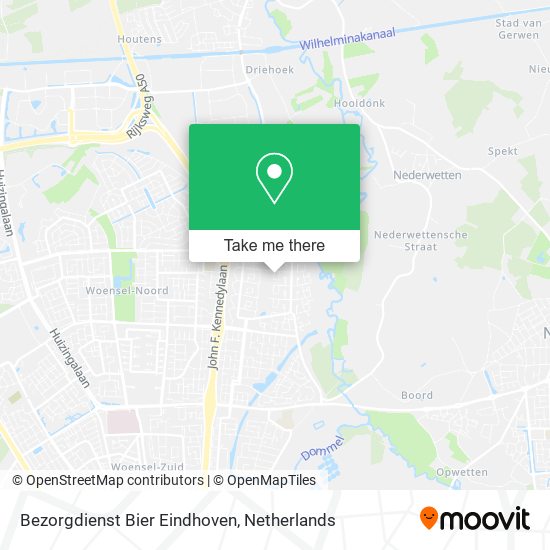 Bezorgdienst Bier Eindhoven map
