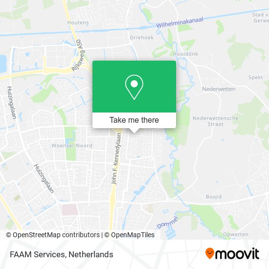 FAAM Services map