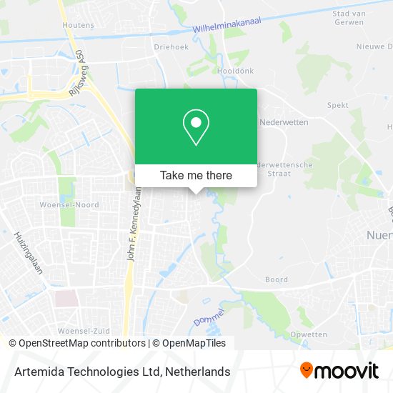 Artemida Technologies Ltd map