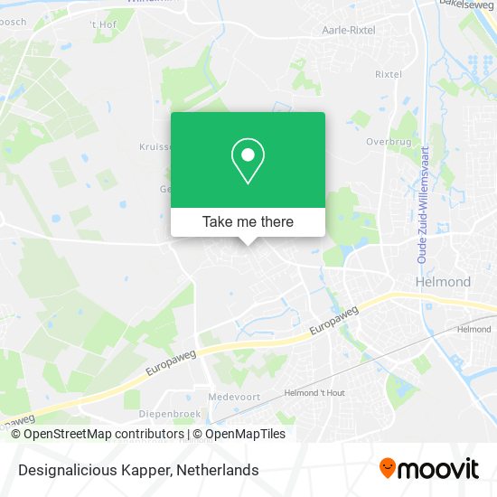 Designalicious Kapper map