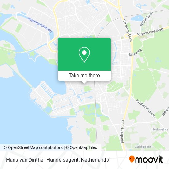 Hans van Dinther Handelsagent map