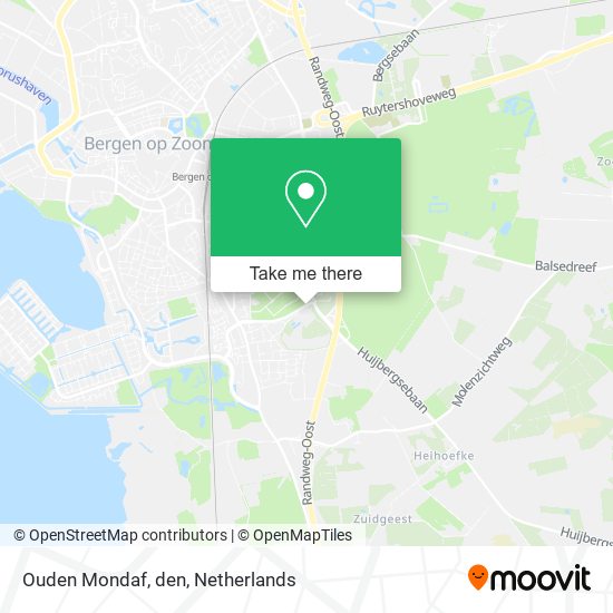 Ouden Mondaf, den map