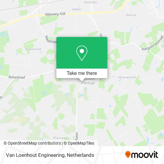 Van Loenhout Engineering map