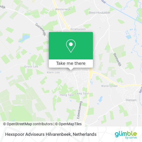 Hexspoor Adviseurs Hilvarenbeek map