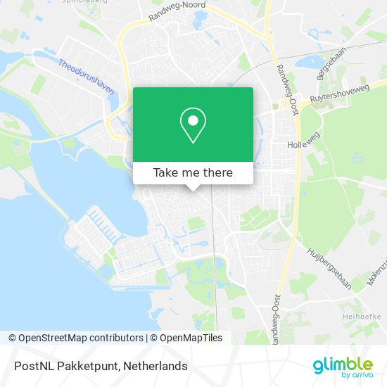 PostNL Pakketpunt Karte