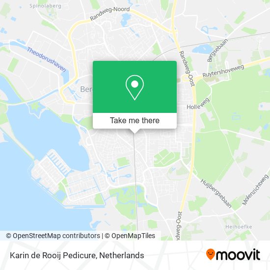 Karin de Rooij Pedicure map