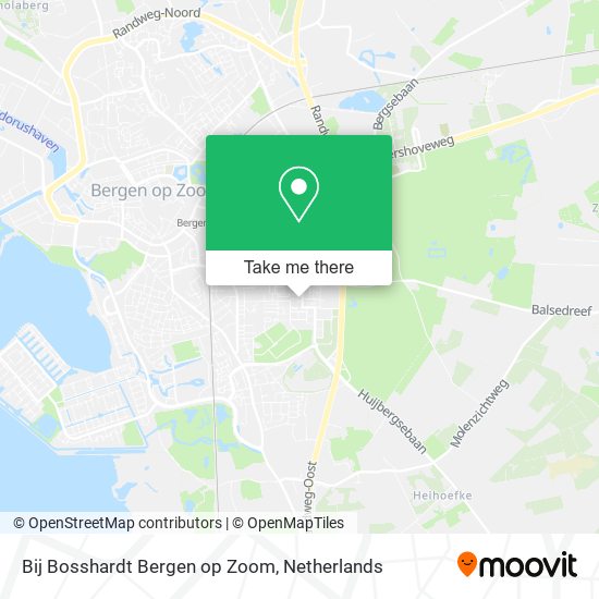 Bij Bosshardt Bergen op Zoom map