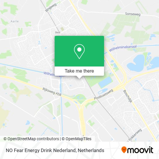 NO Fear Energy Drink Nederland map