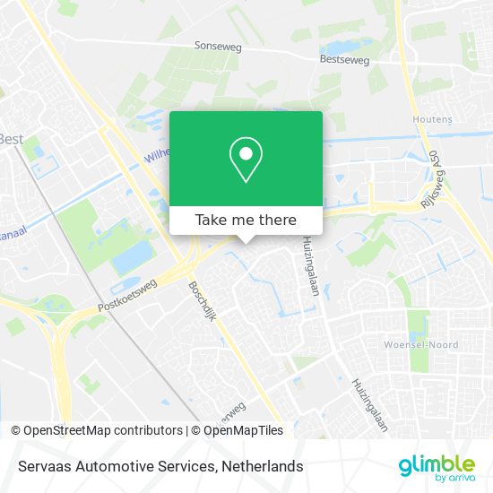 Servaas Automotive Services map