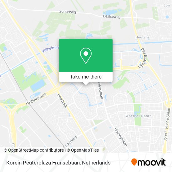 Korein Peuterplaza Fransebaan Karte