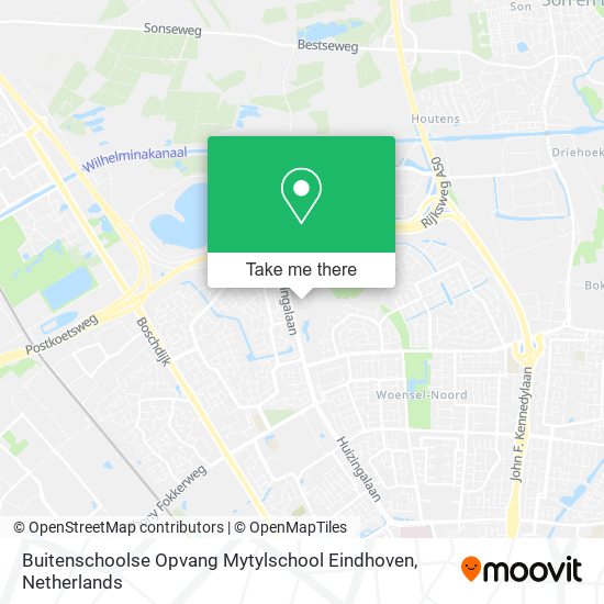 Buitenschoolse Opvang Mytylschool Eindhoven map