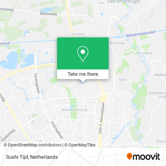 Sushi Tijd map