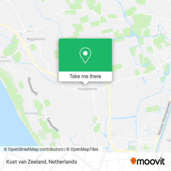 Kust van Zeeland Karte