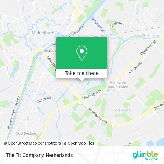 The Fit Company map