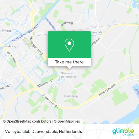 Volleybalclub Dauwendaele map
