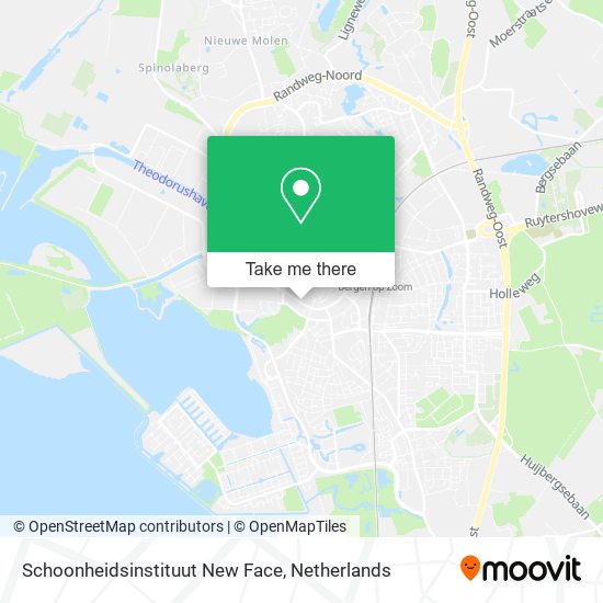 Schoonheidsinstituut New Face map