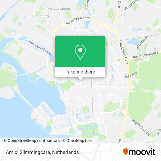 Amici Slimmingcare map