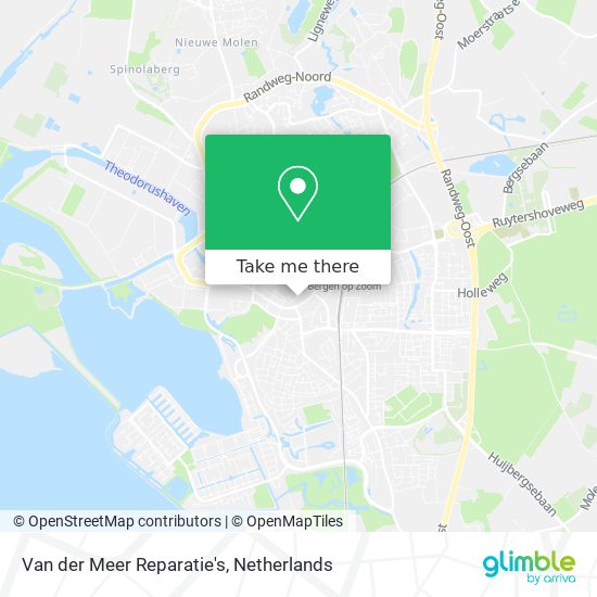 Van der Meer Reparatie's map