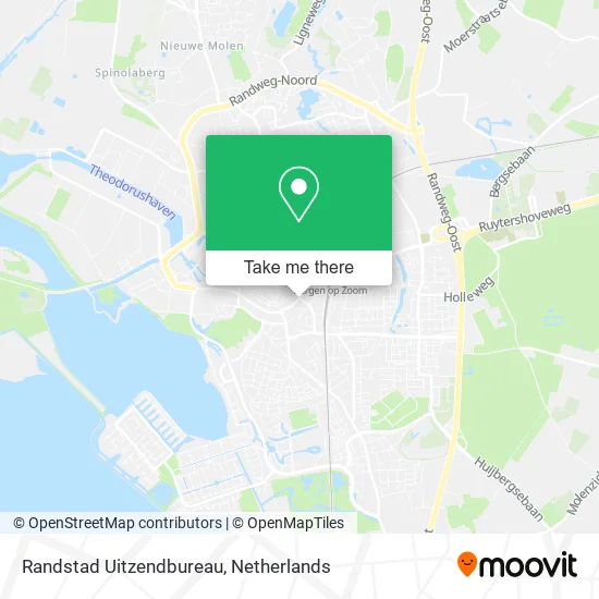 Randstad Uitzendbureau map